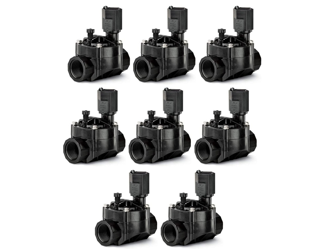 Electroválvula 100-HV 24V 1 RAIN BIRD (Pack de 8 Unidades) La válvula RAIN BIRD 100-HV con solenoide de 24V es ideal para sistemas de riego
