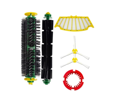 Conjunto completo de acessórios para filtro de escova de robô irobot roomba série 500