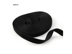 Cinta De Terciopelo Navideña De 5 Yardas (negra, 6 Mm) - Cinta Vintage - Adecuada Para Embalajes De Bodas Y Navidad