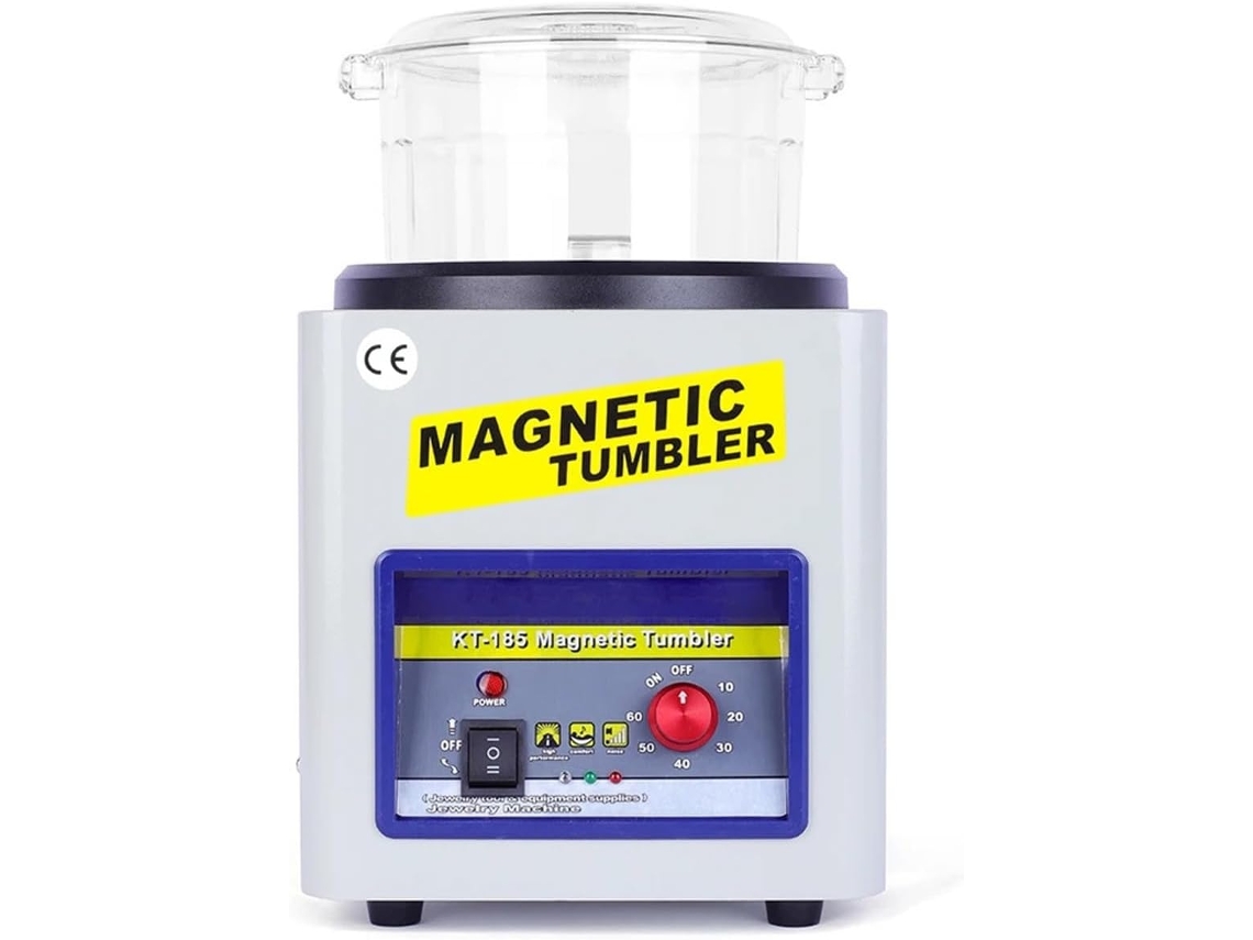 Pulidora Magnética De Joyería Kt-185, 2000 Rpm, Ca 110/220 V Con Velocidad Ajustable.