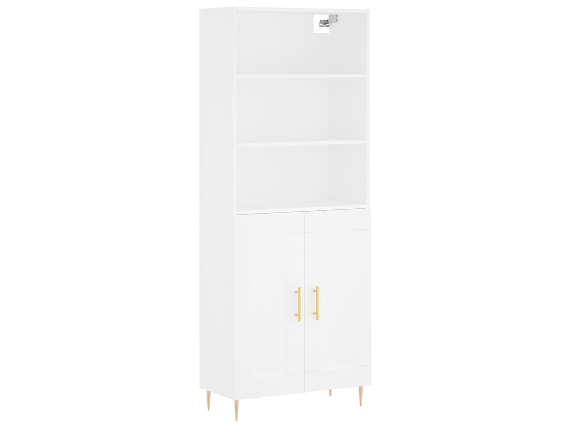Mueble Alto 69,5x34x180 cm Derivados de Madera Blanco MAISON EXCLUSIVE