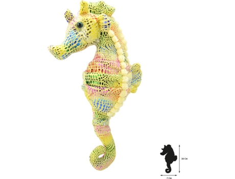 Peluche WILD PLANET Caballo De Mar (17 x 8 x 28 cm - Poliéster)