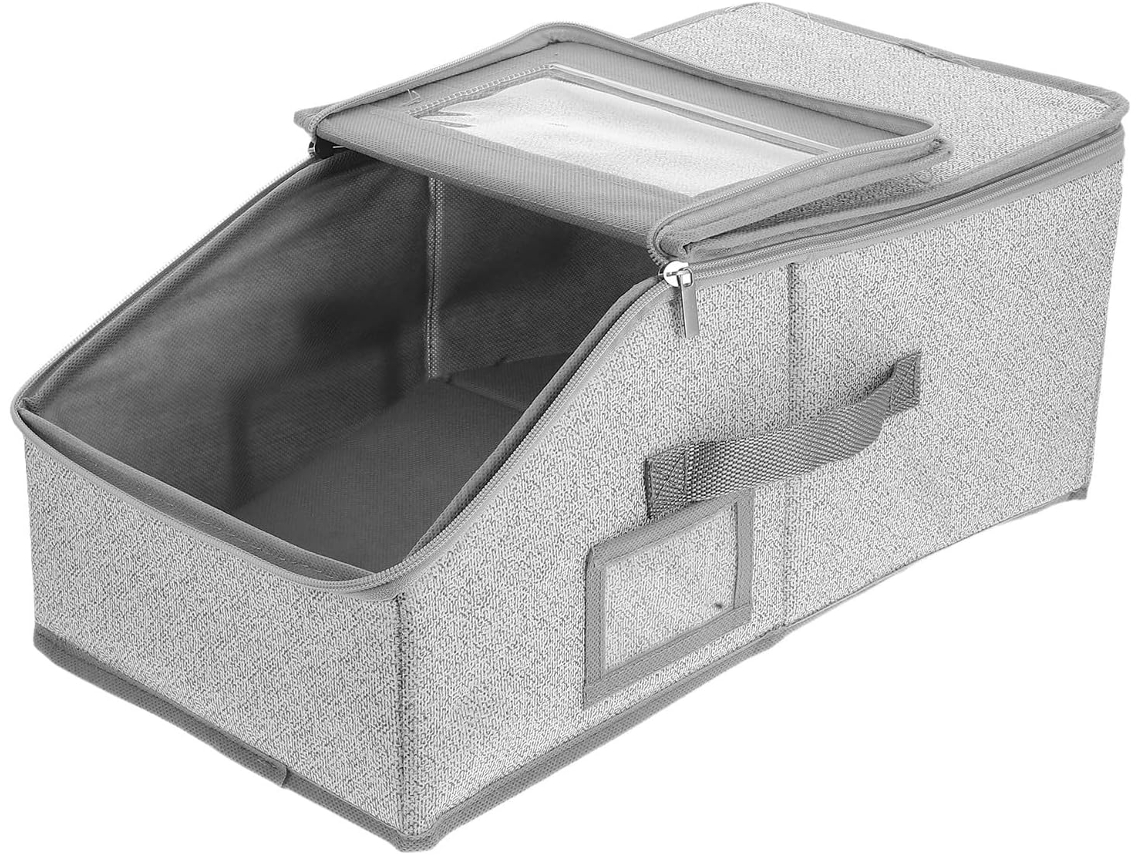 Organizador Sombreros Plegable Capacidad Cremallera Viaje Material Duradero Prueba Polvo Almacenamiento