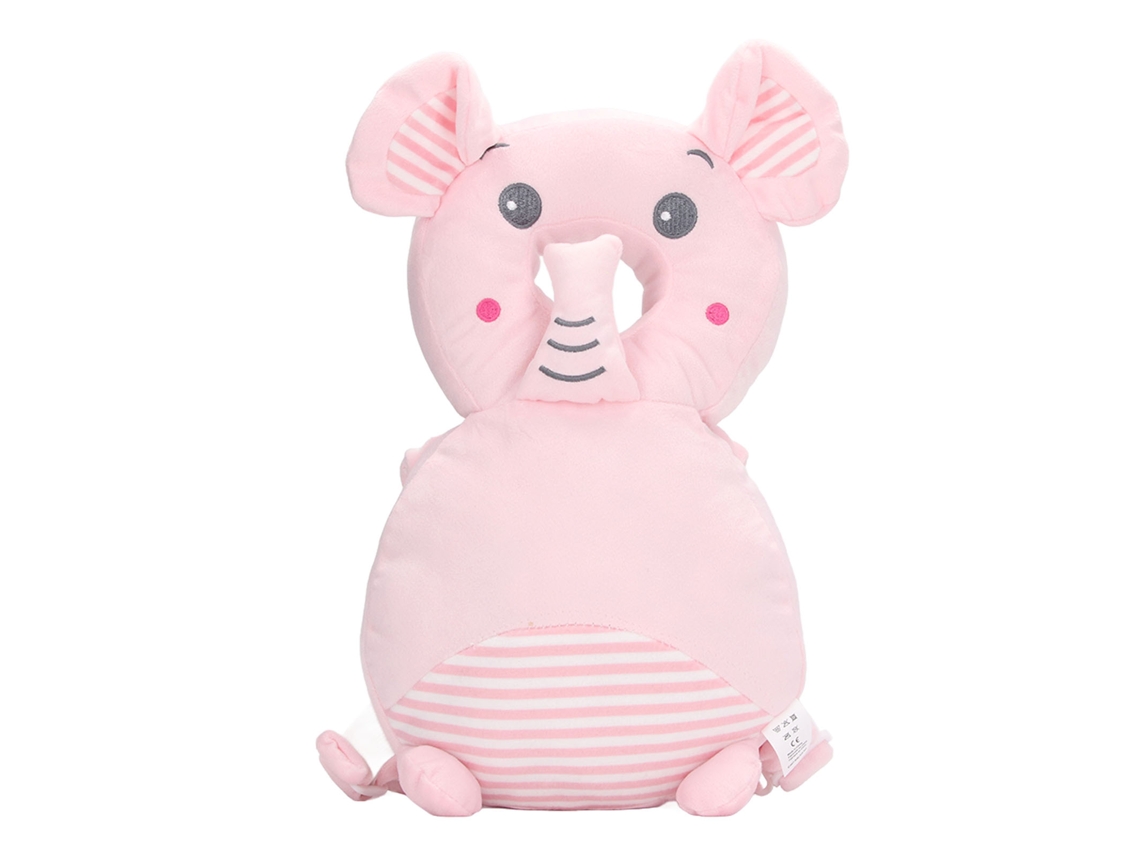 Mochila Protectora Para La Cabeza Del Bebé, Almohada Acolchada Para Que Los Niños Pequeños Caminen Y Gateen, Rosa.