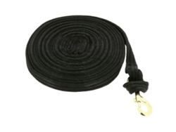 Cabo de Exercício Acolchoado Preto 8 Mnorton Equestrian
