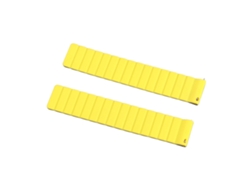 2pcs Pulseira De Relógio Silicone Magnética Universal Para Amazfit Gtr 3 3 Pro 22mm Preto Amarelo