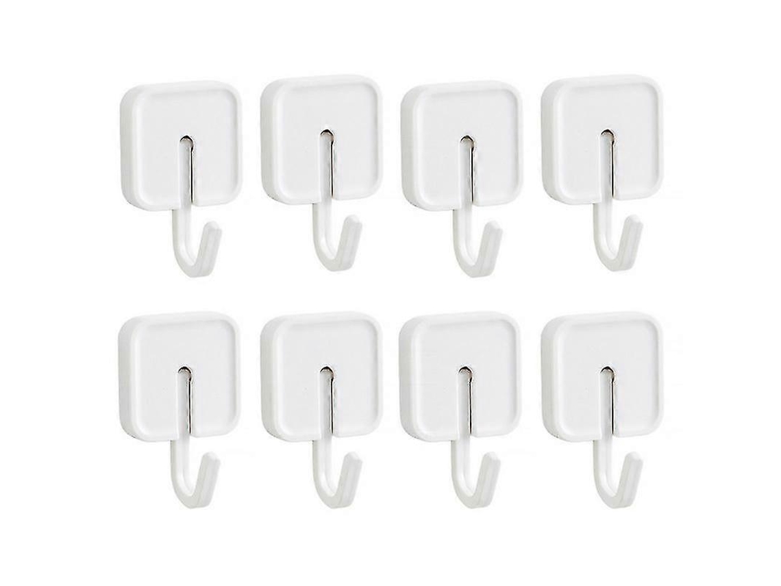 Juego de 8 ganchos adhesivos de pared ajustables de 90° y multifuncionales (sin necesidad de taladrar)
