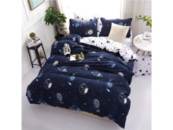 Juego Funda Nórdica Piezas Juego Ropa Cama Adultos Microfibra Material Funda Almohada Color 220x240cm