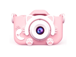 Siurn Cámara Infantil Doble Cámara Rosa Cat-hd