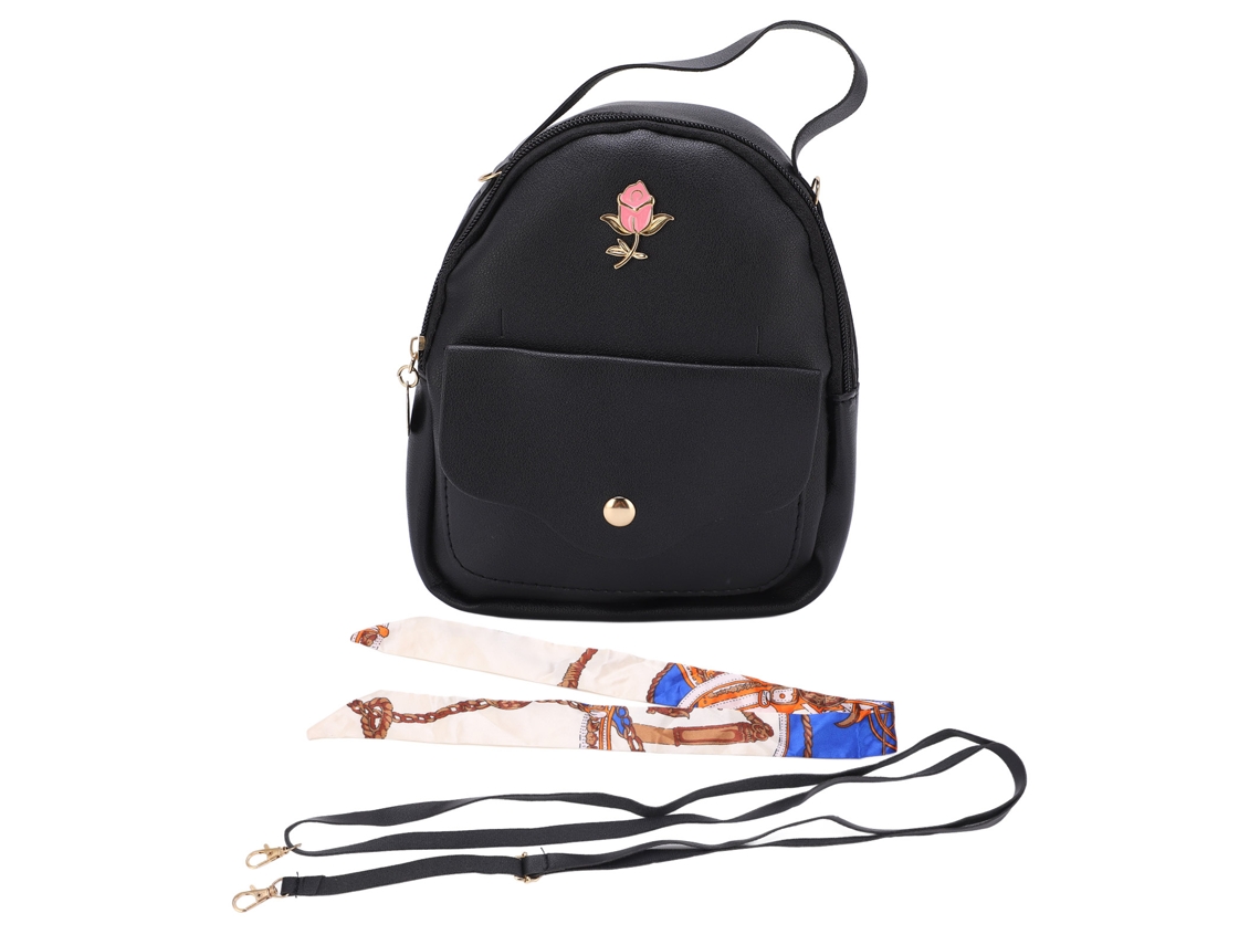 Bolso de hombro de viaje pequeño estilo coreano, mini bolso de doble capa, estilo casual.