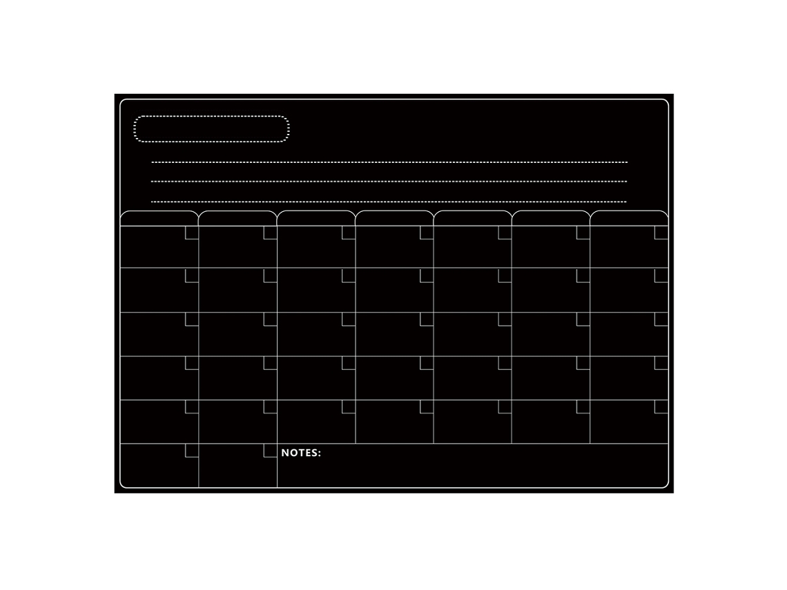 Tablero Magnético Borrable Para Nevera Calendario Semanal Mensual Planificador De Tareas Cocina