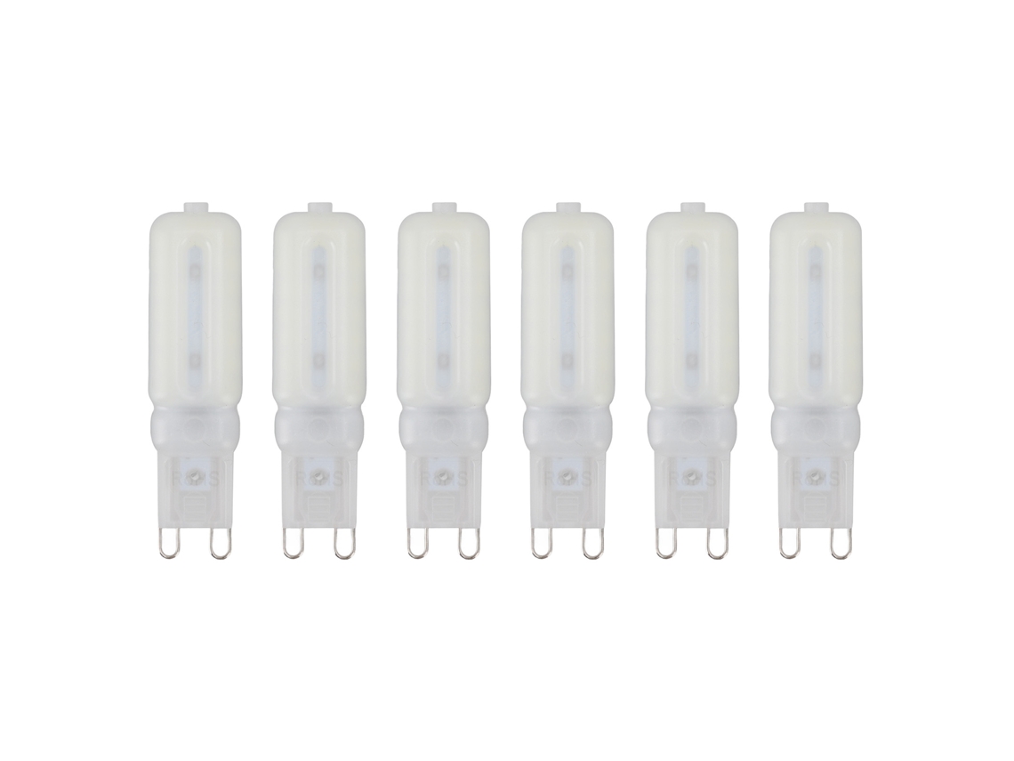 Bj-bulb G9 Led Digulável 7w 32 Leds Luz Quente 110v Para Lâmpada De Teto Candelabro 6 Peças Olhos Protetor