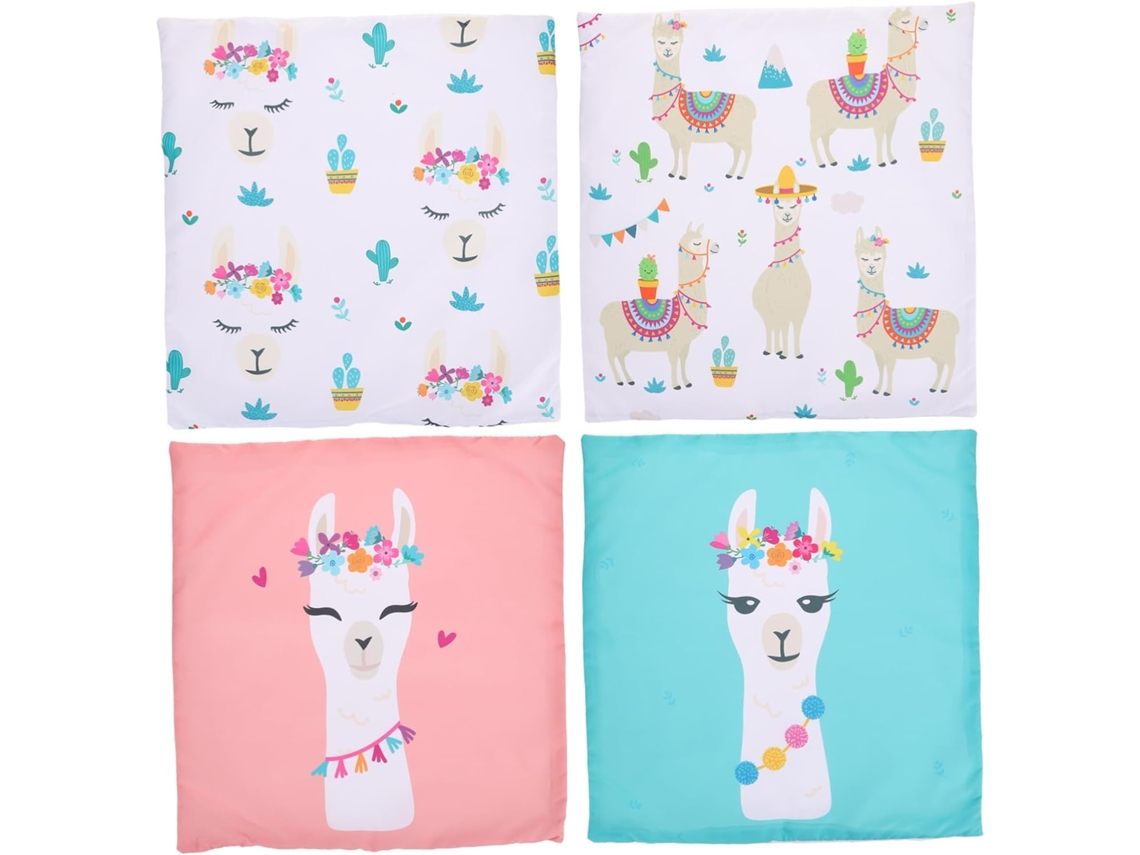 Juego De 4 Cojines Decorativos, Funda De Almohada De Diseño Para Sofá
