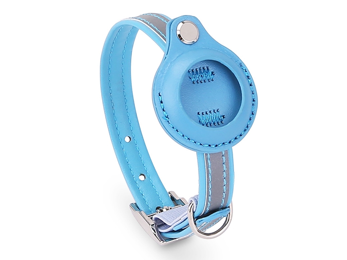 Collar reflectante Apple Airtag, cierre de collar Airtag integrado, para perros pequeños, medianos y grandes, azul* ZYBLSSBB