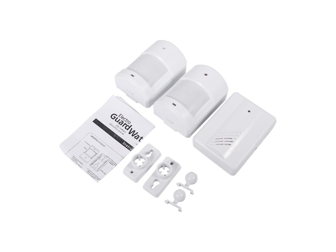 Sistema De Alarma Inalámbrico Con Sensor De Movimiento Pir Y Timbre Para La Seguridad Del Hogar.