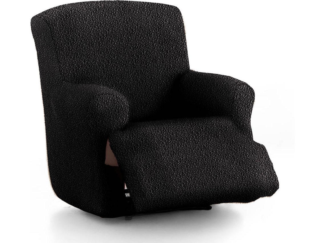 Funda Multielástica para Sillón Relax Extra MILICA Tejido Adaptable Spongy Negro