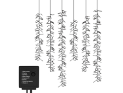 Cortina de luz LED con 8 modos de iluminación 1m con 480 LEDs blanco cálido Toma IP44