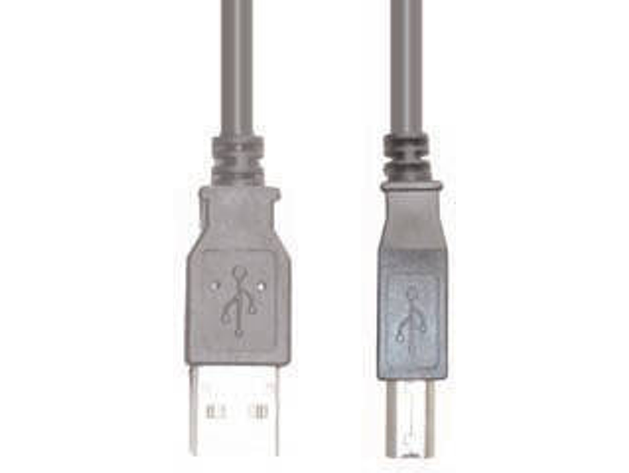 Cable USB E+P (USB - 1.5 m - Gris)