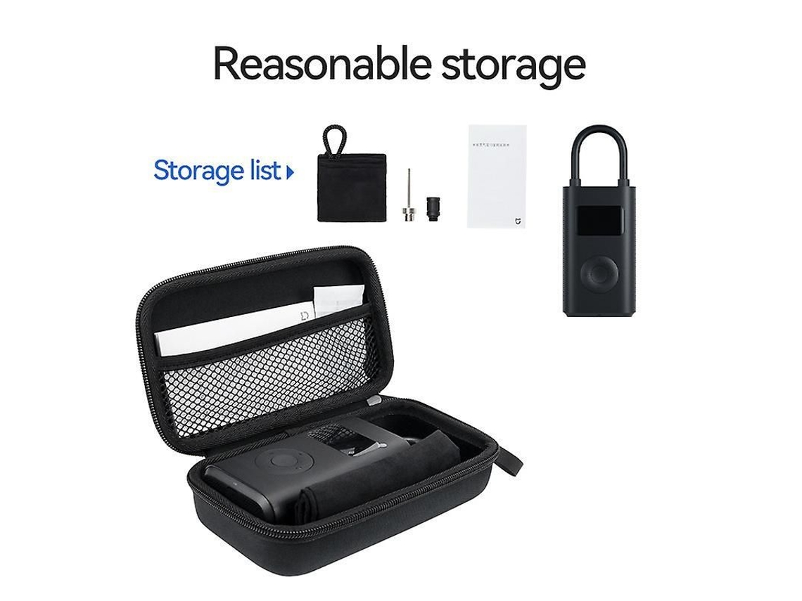 Estuche Rígido De Eva Para Inflador De Coche Xiaomi 1s, Bomba De Aire Eléctrica De Alta Presión Mijia.