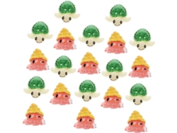 Juego De 20 Figuras En Miniatura De Tortugas Y Pulpos Para Paisajismo.