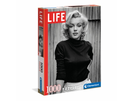 Puzzle CLEMENTONI Life Marilyn Monroe 39632 (1000 Piezas)