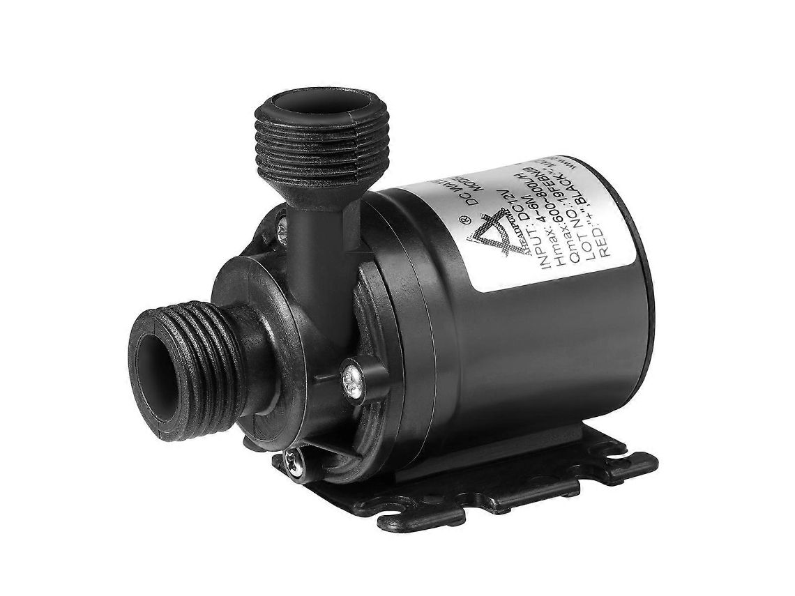 Bomba Sumergible 12v Ueetek De Batería 800l/h 5m Para Fuente Piscina Acuario Sistema De Circulación Solar Negro