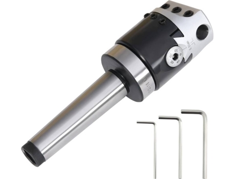 vidaXL Cabeza perforadora 50 mm vástago perforador MT3 torno fresado