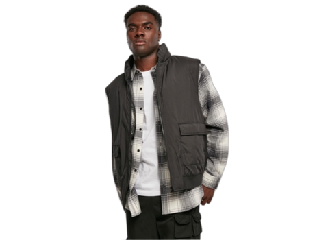 Abrigo para Hombre URBAN CLASSICS (S - Negro)