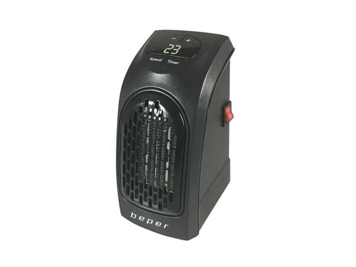 Calefactor eléctrico de bolsillo BEPER - RL201 Negro BEPER