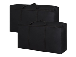 Maleta plegable para mudanzas, 100 x 58 x 28 cm, fabricada en tela Oxford. Mdug