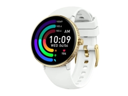 Smartwatch S76 Con Bluetooth Para Llamadas Y Notificaciones De Mensajes En Aplicaciones Móviles Yizhood (blanco)