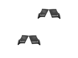 2 rejillas para altavoces y cubiertas para la ventilación del salpicadero para Mercedes-Benz Clase E W210 E320 E430 E55 (1996-2002) (lado derecho e izquierdo)