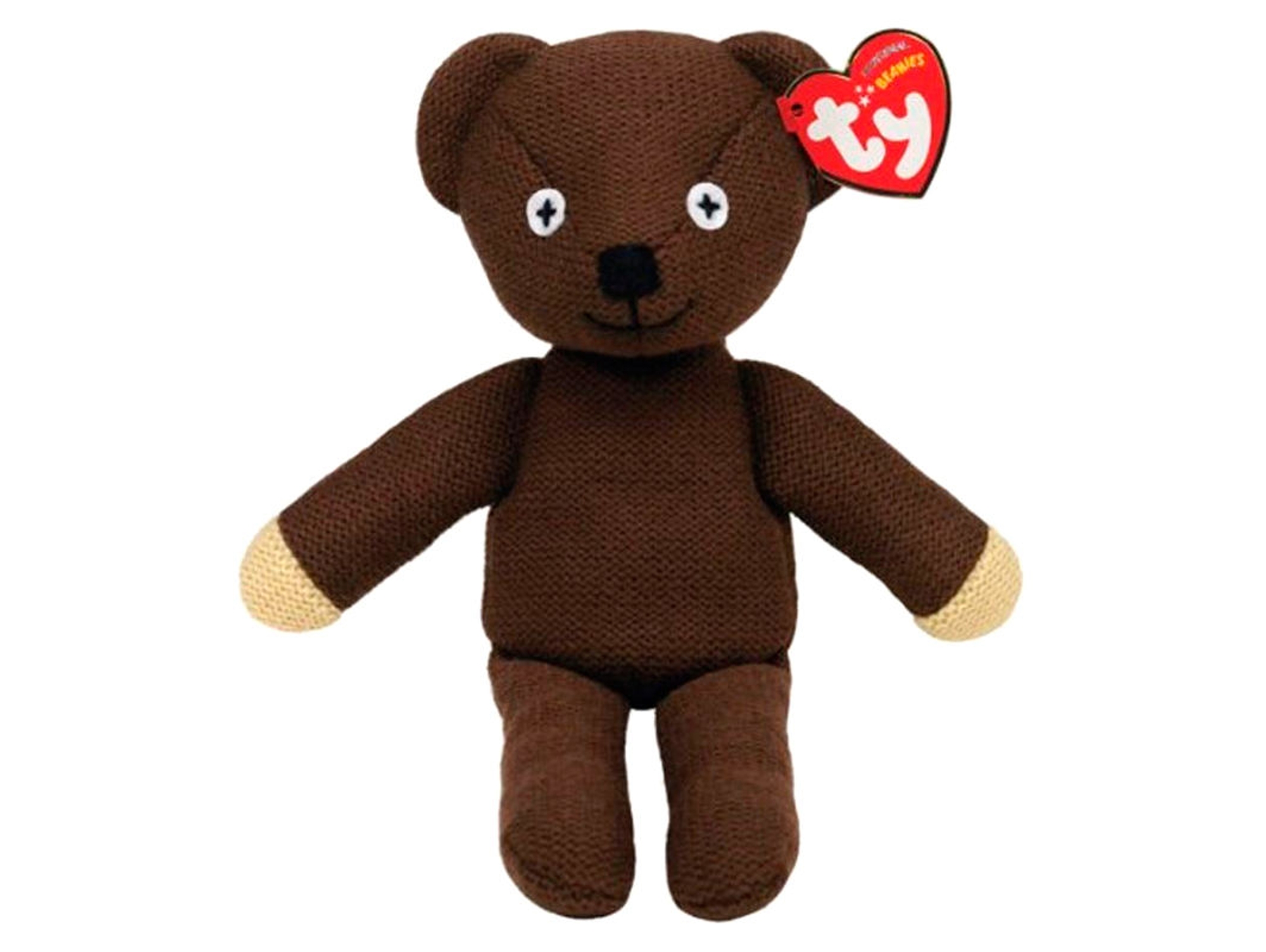 Peluche TY Beanie Boos Teddy Mr Bean 25 cm
