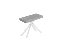 Consola extensible 90x40/300 cm Saki Premium patas hormigón blanco ITAMOBY