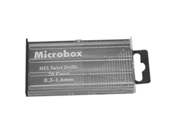 2026velora-conjunto De 20 Brocas Helicoidales Mini Micro Hss De 0.3mm A 1.6mm Con Caja Para Madera Y Plástico