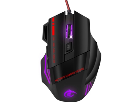 Ratón Gaming JLTRUM A907 RGB (5500dpi - Negro)
