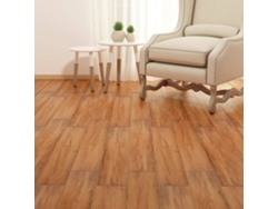 Lamas Para Suelo Autoadhesivas Pvc Olmo Natural 5,21 M² 2mm