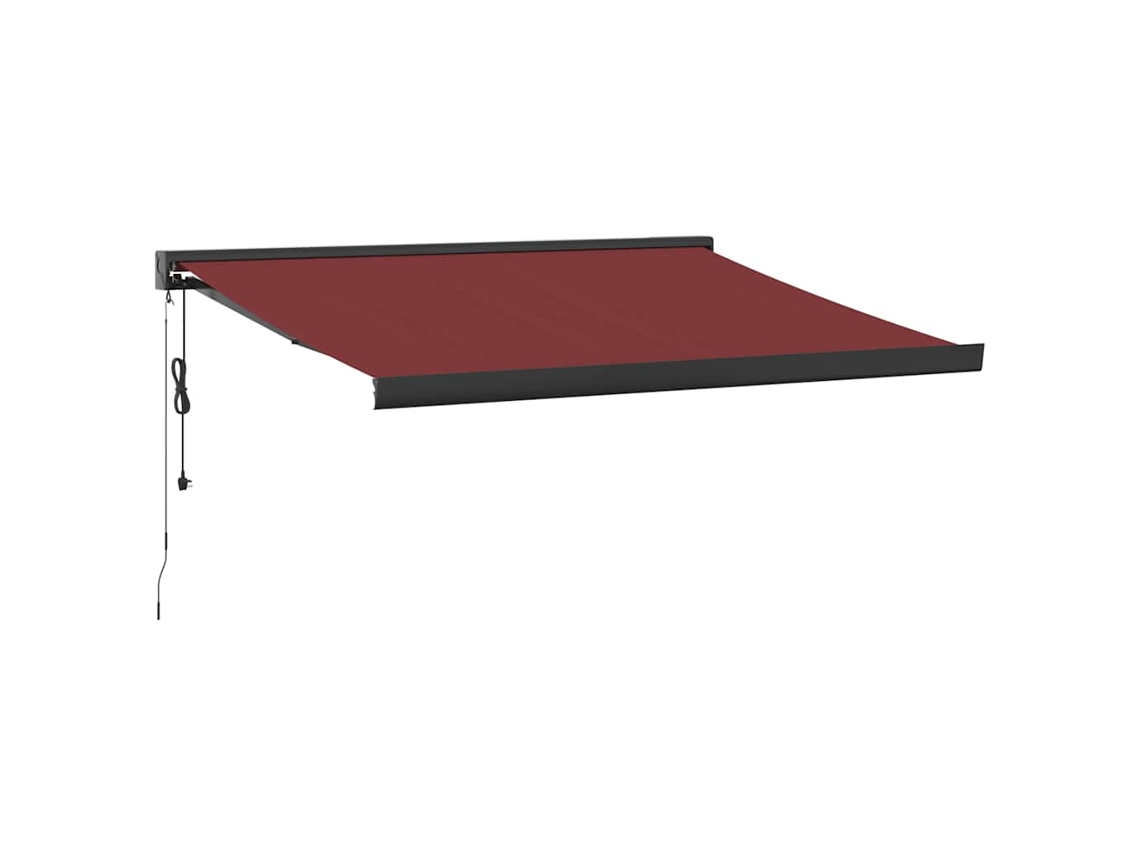 Maison Exclusive - Toldo Retráctil Automático Burdeos 350x250 Cm