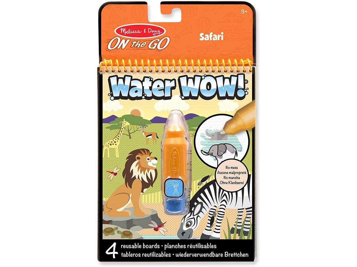 Jogo de Mesa MELISSA & DOUG Water Wow! Safari (3 Anos)