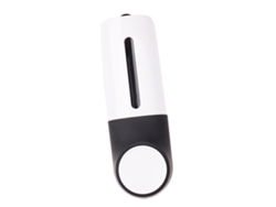 Dispensador de jabón de pared Rosewell de 450 ml para baño, negro, un solo cabezal