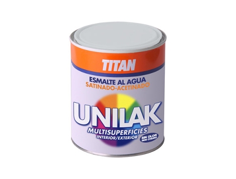 Esmalte Al Agua Unilak Satinado TITAN