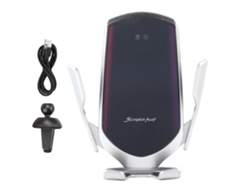 Soporte De Carga Inalámbrica Para Coche (sensor Inteligente De Sujeción Automática) Plata 10w Soporte De Carga Rápida Para Ventilación De Aire