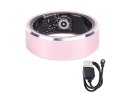 Anillo Inteligente Rosa R5s Ip68, Monitor De Salud, Sueño, Pasos, Monitor De Actividad Física, Talla 9
