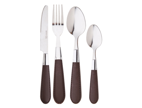 Set 24Pc Cuberteria Acero Inox Brinny Brown Rb RENBERG