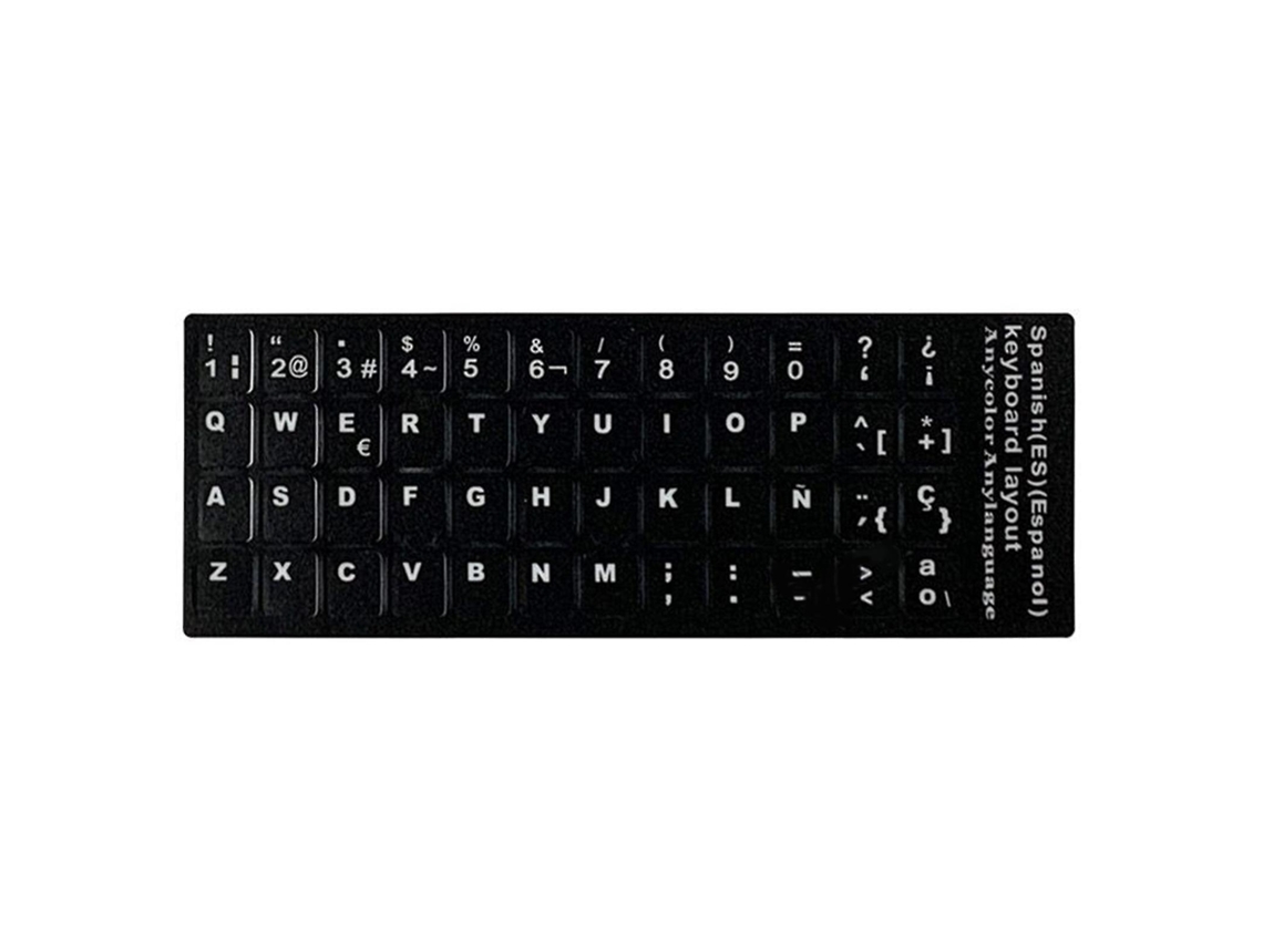 Adhesivo para teclado de ordenador, película protectora para teclado español Everley891