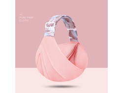 Cuna Portátil Ergonómica Ajustable De Algodón Suave Para Recién Nacidos - Rosa