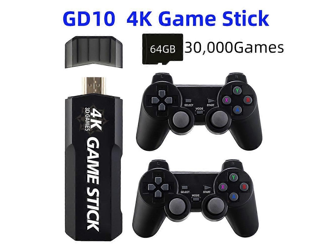 Consola De Videojuegos Retro Gd10 Con 40 000 Juegos Integrados, 128 Gb, Mando Inalámbrico De 2,4 Ghz, Hd, 4k, Beyamis