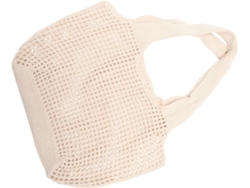 Bolso De Playa De Punto Ligero Y Duradero Para Mujer Con Correa Para El Hombro, Tejido De Algodón Y Poliéster Para Viajes Y