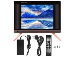 Televisor LCD portátil (pantalla HD de 15 pulgadas, sonido de graves)