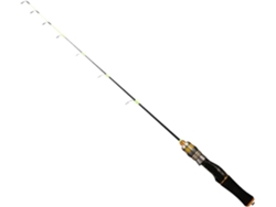 Caña De Pescar Para Pesca En Hielo 50 Cm/70 Cm, Invierno Fibra Vidrio Maciza, Plana, Ligeramente Propensa A...